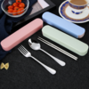 【餐具】不锈钢勺子筷子套装 三件套旅游便携式餐具 商品缩略图0