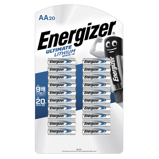 Energizer lithium AA 20 Pack劲量锂电池JPY带授权招加盟代理 商品图0