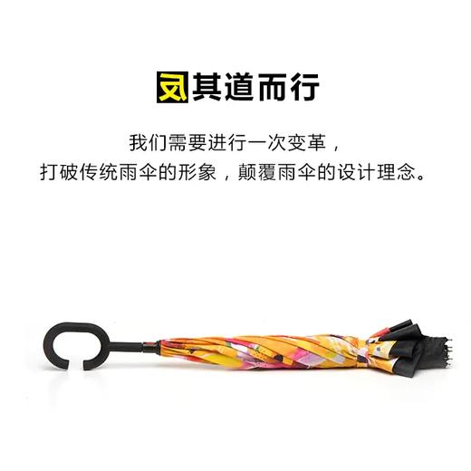 『紫禁城』·反向伞 免持式双层站立车用伞 防风 吴冠中 《紫禁城》 商品图1