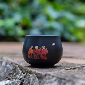 玄同陶人物茶碗