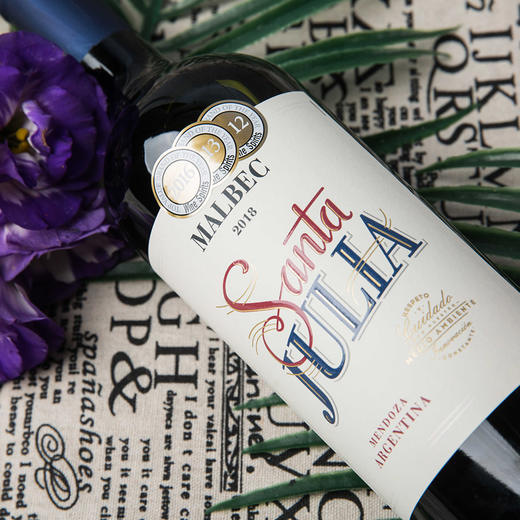 圣茱莉亚经典马尔贝克红葡萄酒 2018X750ML 阿根廷 商品图1