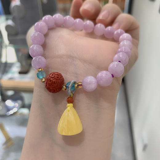 紫锂辉手串 商品图0