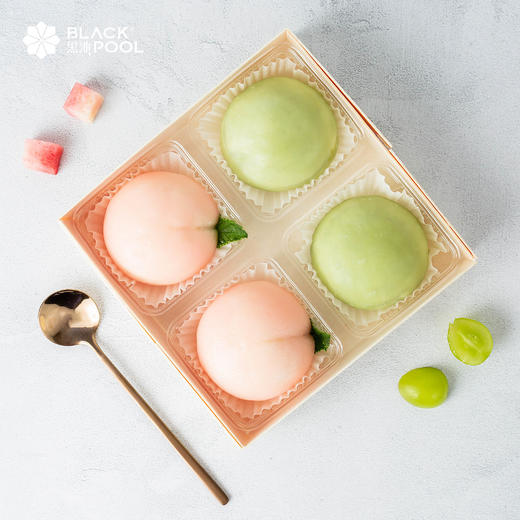 软胖子大福桃桃青提2盒装软萌q弹满口青提蜜桃果肉超过瘾