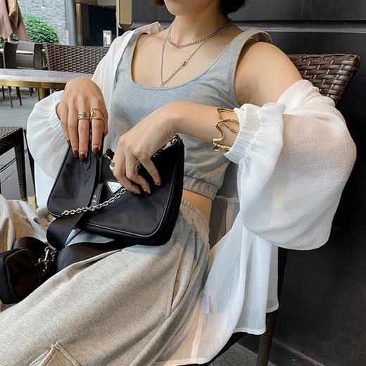 裁缝学苑 AG63女士衬衫休闲长袖防晒衬衣上衣服装纸样裁剪图纸 商品图2