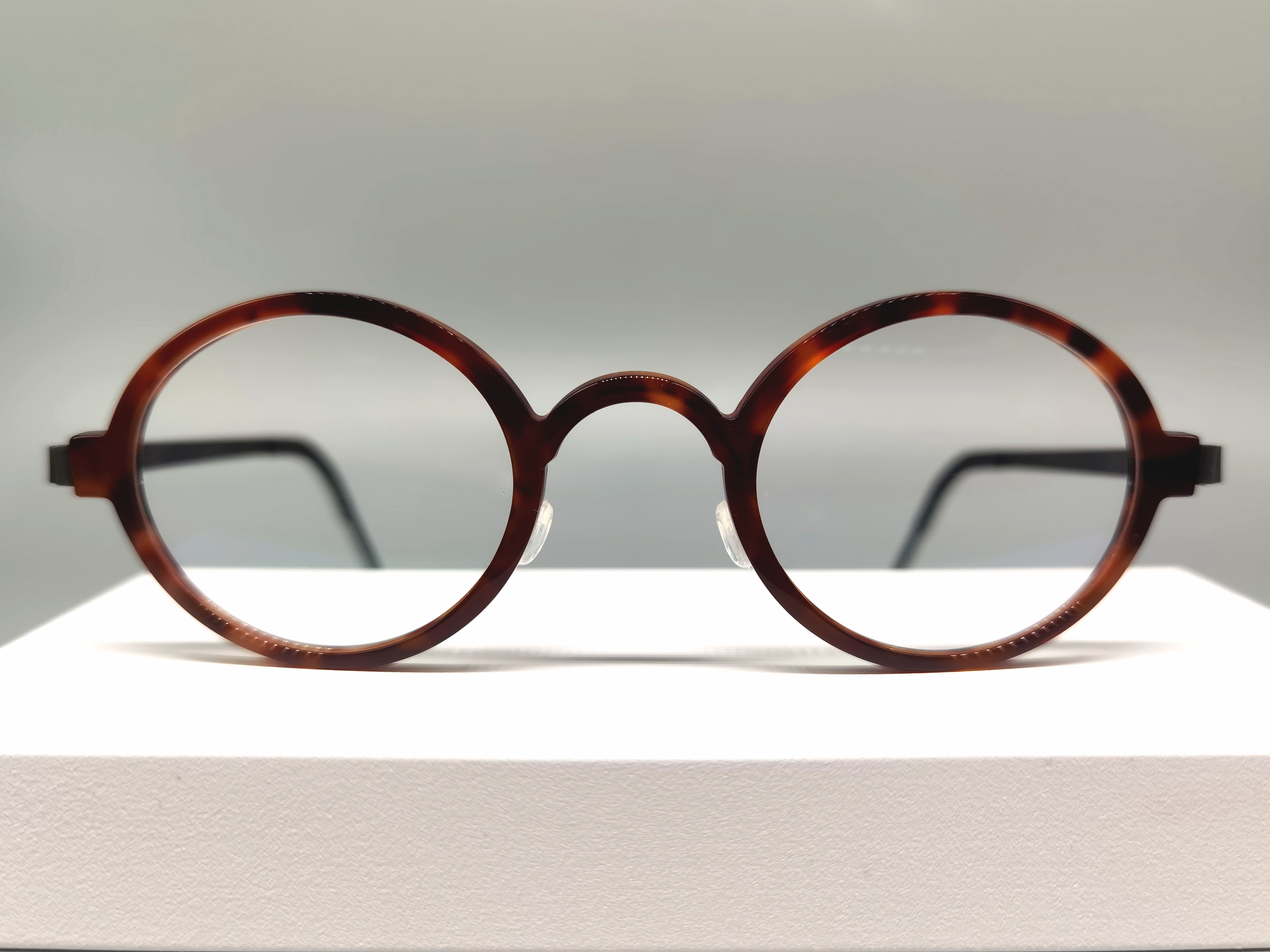 姜文同款 LINDBERG 棕色玳瑁镜框