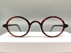 姜文同款 LINDBERG 棕色玳瑁镜框