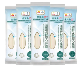 0.1元秒抢金龙鱼优+活性发酵空心挂面150g*1袋（手慢无）