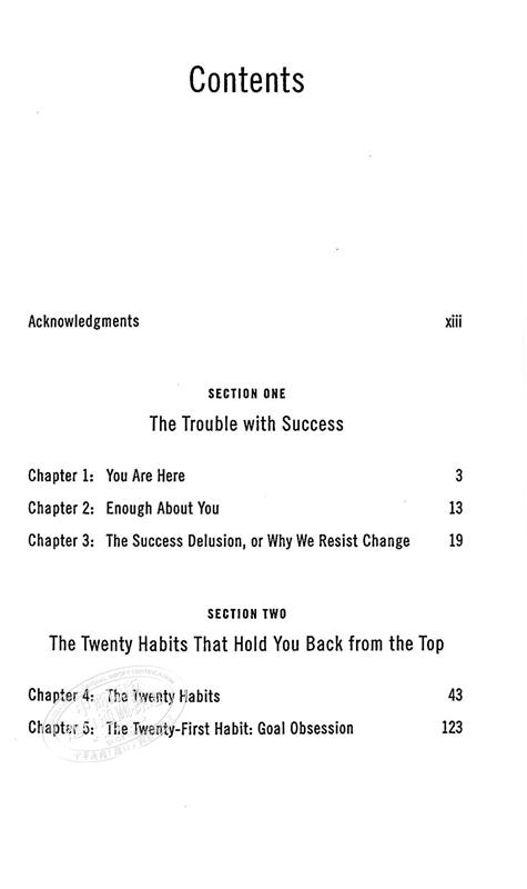 【中商原版】你如何能从这点到那点 英文原版 What Got You Here Won't Get 商品图5