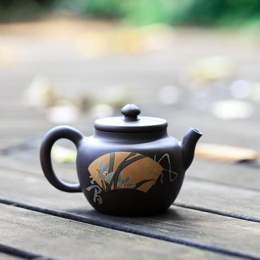 孔凡庚  徐长文合开窗壶 商品图0