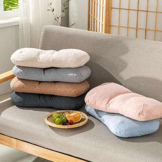 老米优品 / 无印代工厂  Q弹乳胶多功能腰靠❤像一颗大大的糖果！还可以当儿童枕头哦！日式简约无印风，又舒服又好看~~~ 商品图0