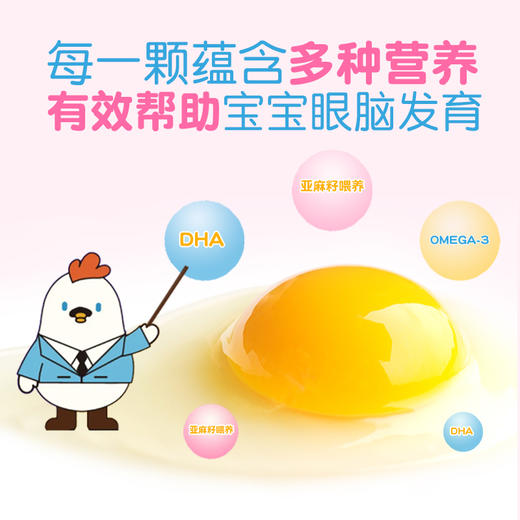 【12盒周期购】鸡仔儿童蛋OMG营养鲜鸡蛋20枚/盒 商品图3