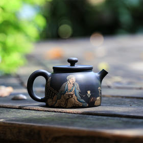 孔凡庚  徐长文合作罗汉壶