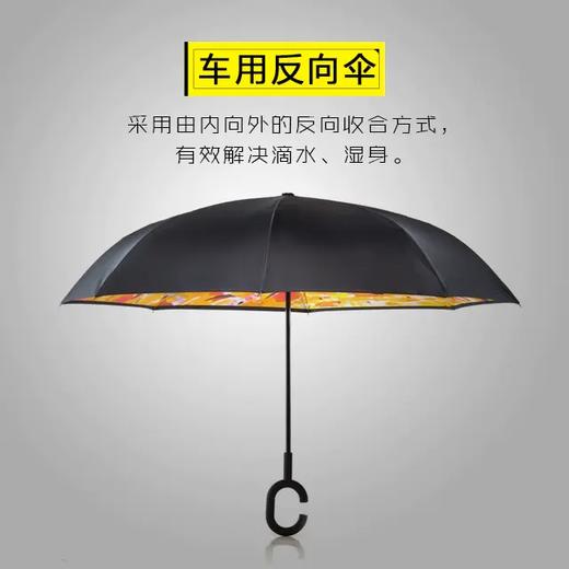 『紫禁城』·反向伞 免持式双层站立车用伞 防风 吴冠中 《紫禁城》 商品图0