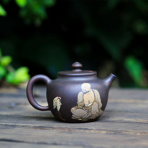 孔凡庚  徐长文合作罗汉壶 商品图0