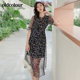 oldcolour短袖连衣裙BM21101076