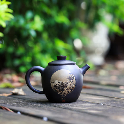 孔凡庚  开窗山水壶 商品图0