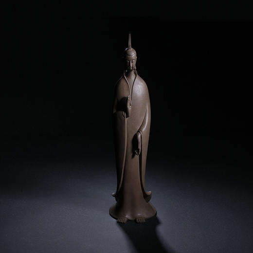 龙德堂陶艺 东方禅意雕塑《观照》 范泽锋督造  陈宗宝 制作 （库存咨询客服） 商品图1