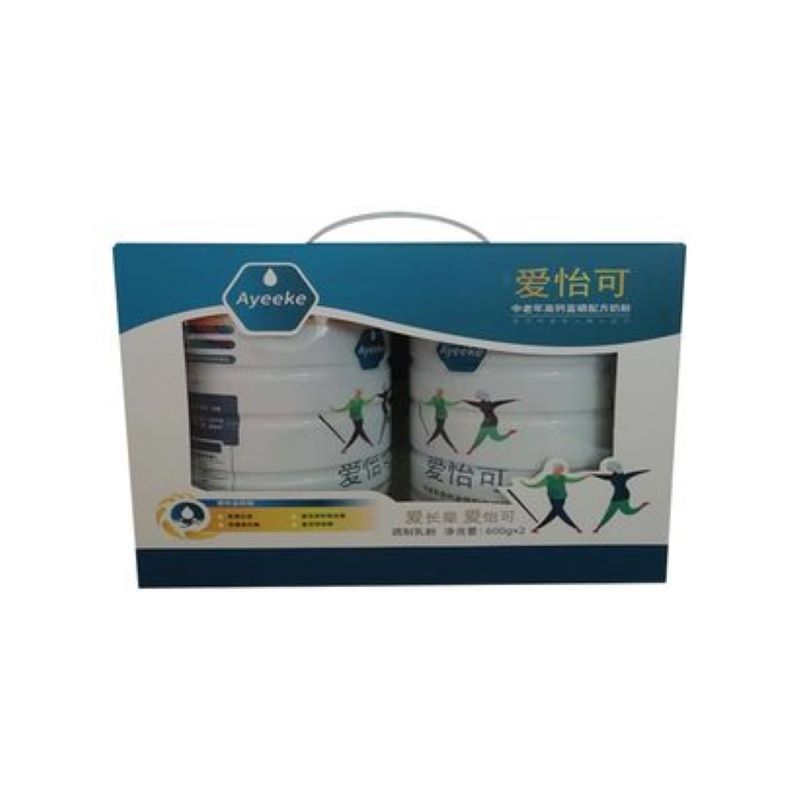 爱怡可Ayeeke中老年高钙富硒配方奶粉1200g礼盒装JPY带授权招加盟代理