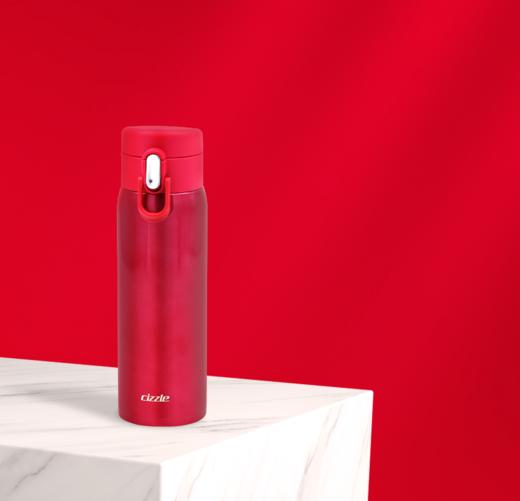 cizzle喜时便携男女大容量一键开启304进口不锈钢材质保温杯 商品图1