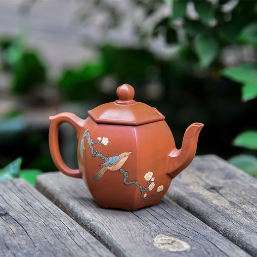 何永鑫花鸟方壶 商品图0