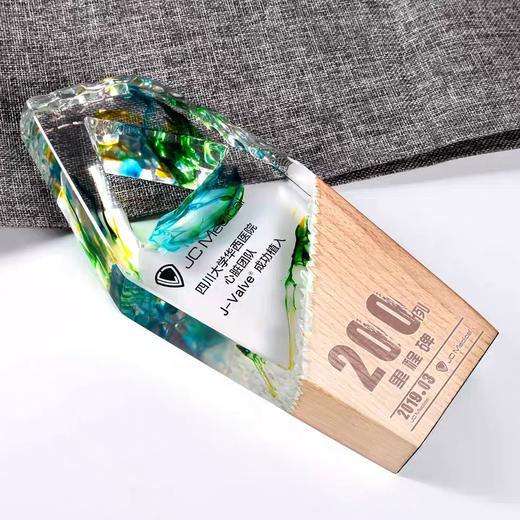 新款奖杯定制定做创意木质奖牌优秀员工比赛表彰荣誉颁奖制作刻字 商品图0