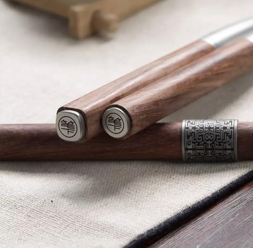 笔下印迹（方、圆）花梨木签字笔 商品图6