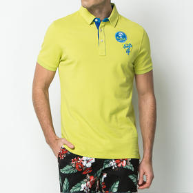 Marco Azzali 荧光黄POLO衫 T3670700