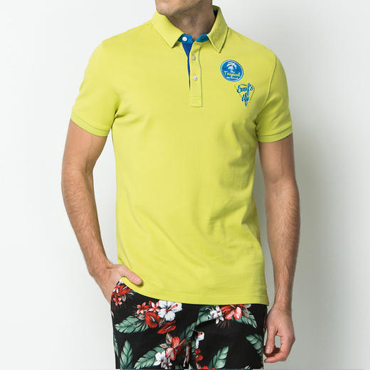Marco Azzali 荧光黄POLO衫 T3670700 商品图0