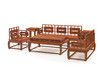 红桥红  家具严选  缅甸花梨（大果紫檀）  【小轩窗 沙发 123 六件套】 商品缩略图5