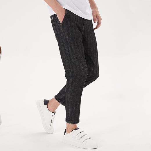 【断码清仓】HX 夏季水洗牛仔九分裤S210020117401 商品图2