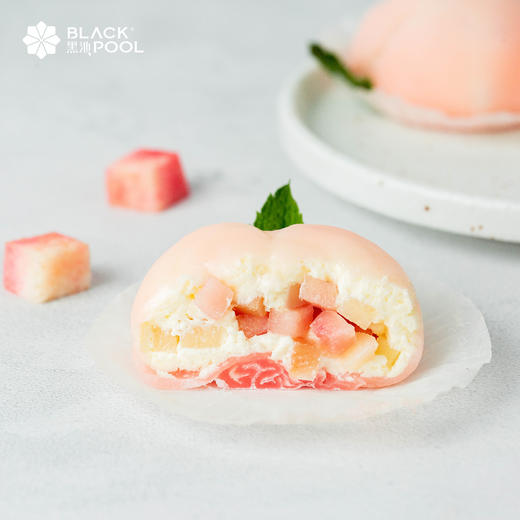 软胖子大福桃桃青提2盒装软萌q弹满口青提蜜桃果肉超过瘾