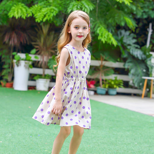 【特价清仓】龙之涵儿童时尚波点裙 全棉潮酷T恤男女孩同款 短裤裙 商品图1