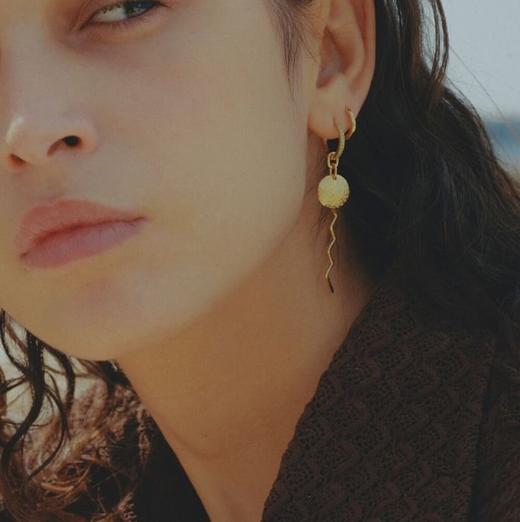 北京仓｜MARIA BLACK-COMO MINT-耳环 两种戴法（单只）［丹麦设计师］ 商品图0