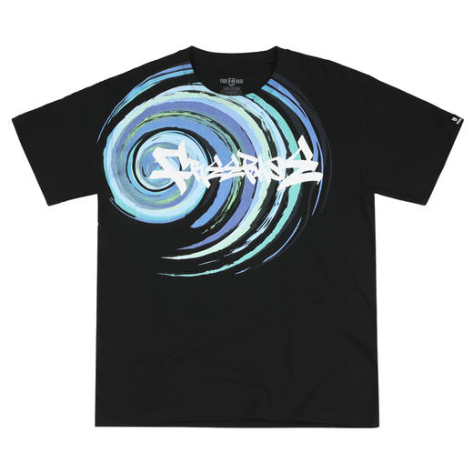 [59.9一件]自由基地梦幻漩涡街头风创意短袖T恤全棉宽松男女款打底衫MT-1622 商品图2
