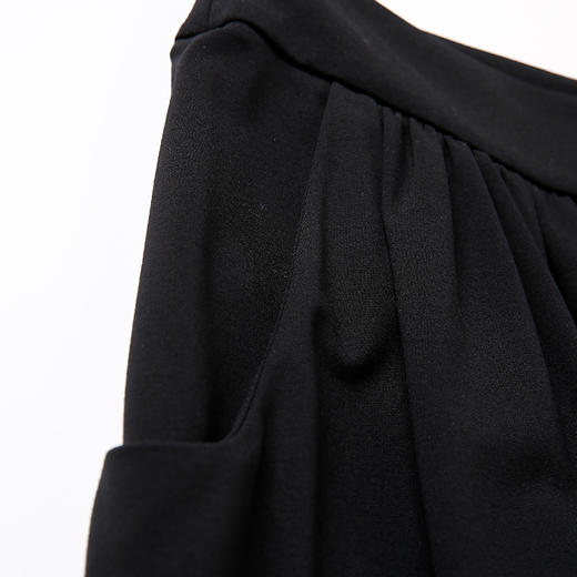 EITIE爱特爱女装春秋新款松紧腰宽松小脚裤哈伦裤九分休闲裤5505211 商品图4