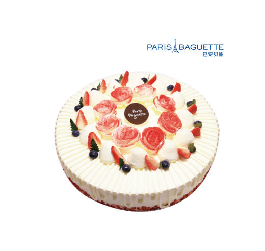 巴黎贝甜玫瑰人生蛋糕图片