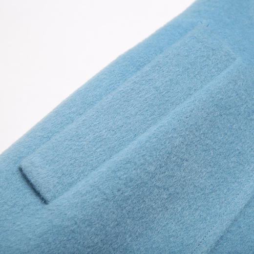 纬漫纪女装欧美时尚中长款毛呢大衣修身显瘦呢子外套女潮V314111 商品图3