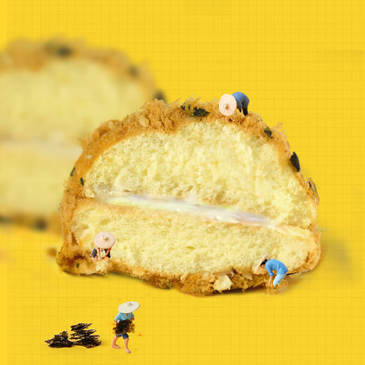 【海苔肉松小贝】甜品下午茶小蛋糕面包 商品图0