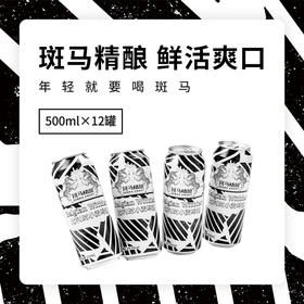 斑马精酿比利时小麦啤酒500ml×12罐装