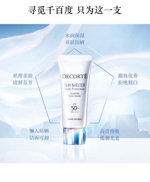 【香港直邮】DECORTE/黛珂 AG白肌防晒霜 SPF50/PA++++ 60ML【新旧随机】 商品图3