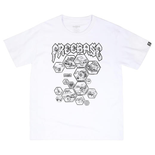 [59.9一件]freebase夏季新款男装个性越野车印花半袖纯棉松身日常潮流T恤衫 MT-1628 商品图2