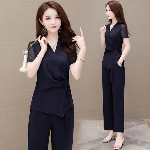 YWE-ALLJ20A17S夏新款气质时尚减龄两件套 商品图1