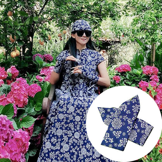 东篱把酒印花指套 |现货加急发 商品图0