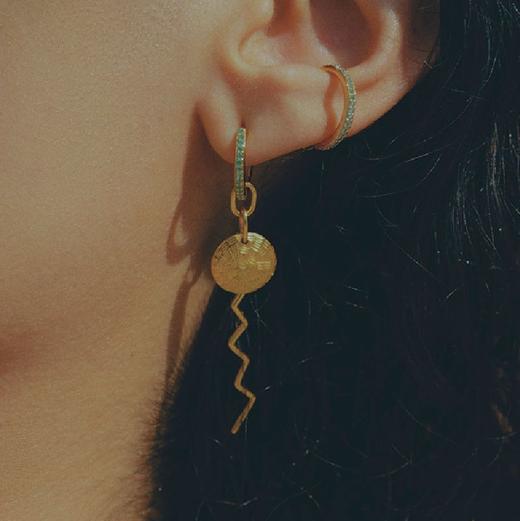 北京仓｜MARIA BLACK-COMO MINT-耳环 两种戴法（单只）［丹麦设计师］ 商品图3