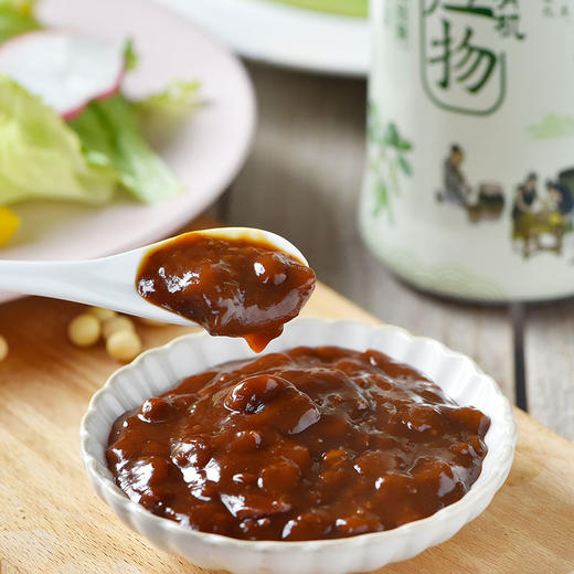 包邮 有机黄豆酱358g*2瓶装 有机调味品调味料古方酿造蘸酱生食 商品图3