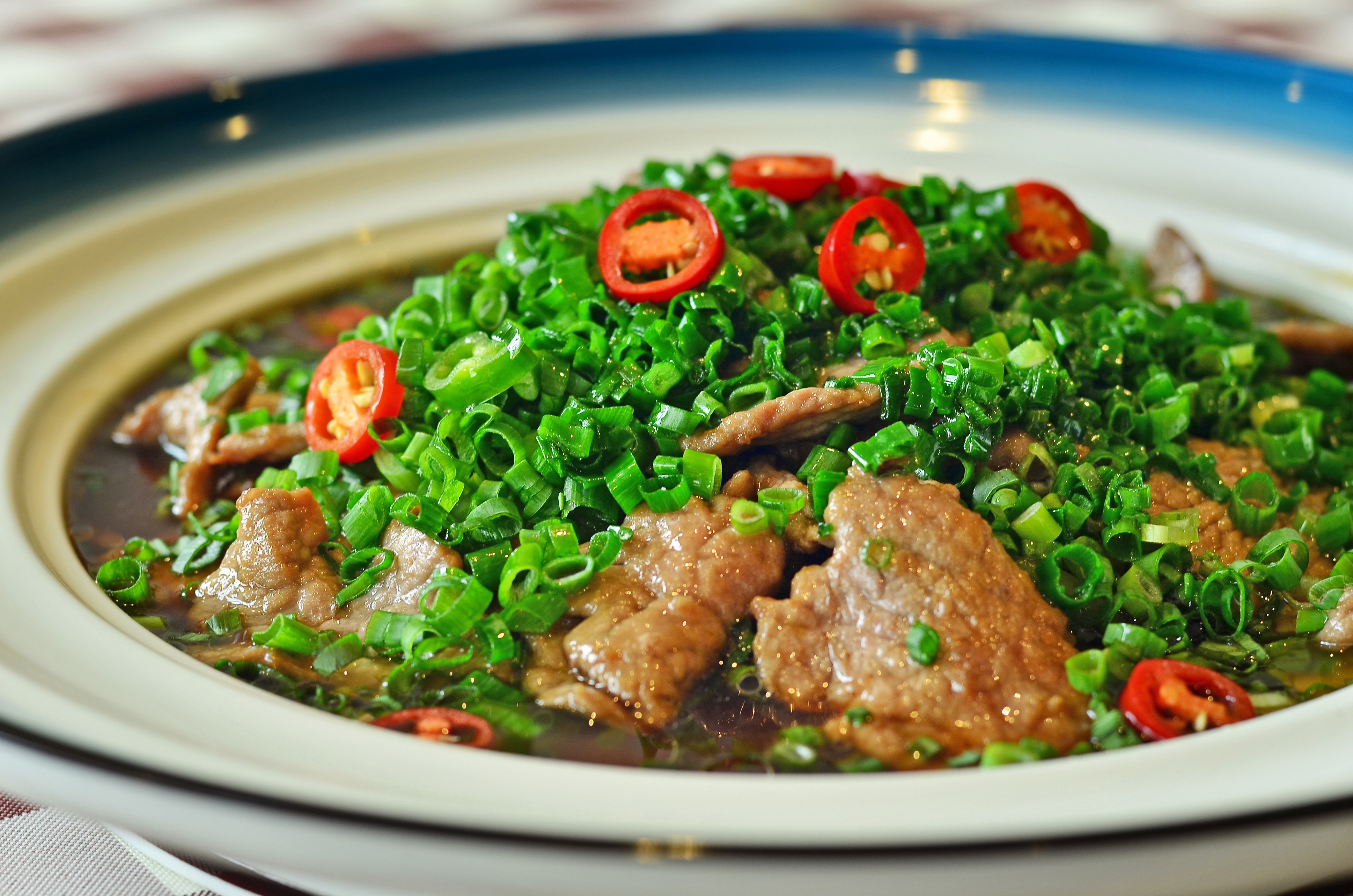 【麓熹小苑】中餐厅 葱香牛柳