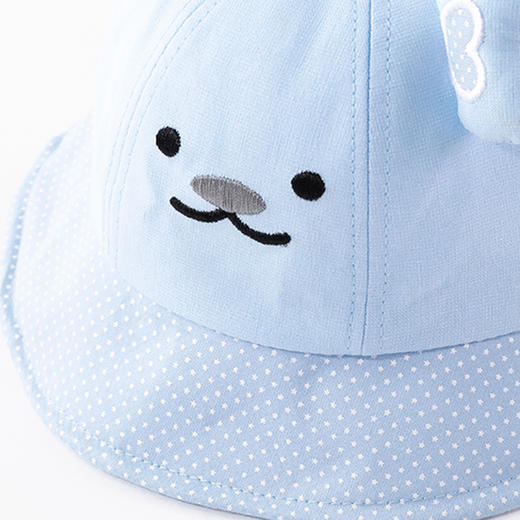 贝贝怡男女宝宝渔夫帽夏季薄款透气儿童遮阳帽婴儿帽子防晒太阳帽201P2243
 商品图11