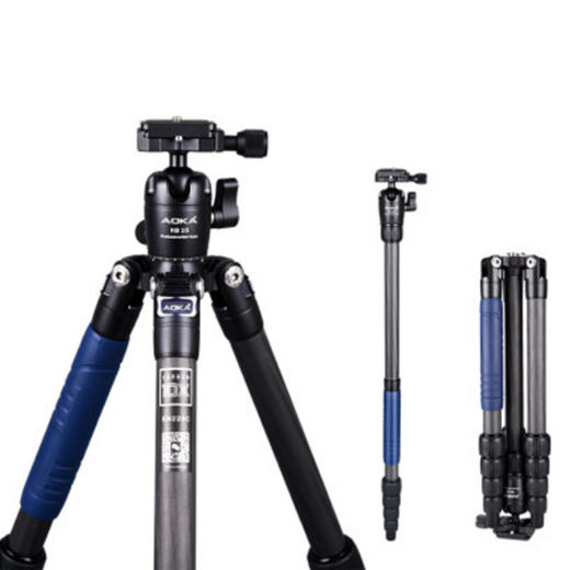 狼族优选｜奥咔碳纤维三脚架套装 单反相机 便携支架户外旅行三脚架 KN225C 商品图3