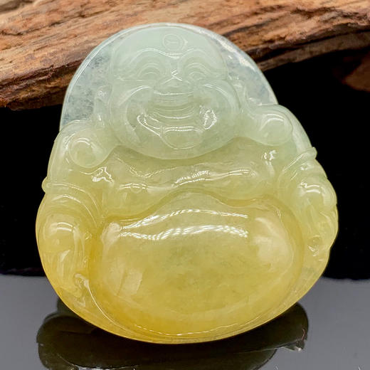 派瑞翡翠 翡翠佛 糯种 翡色 商品图0