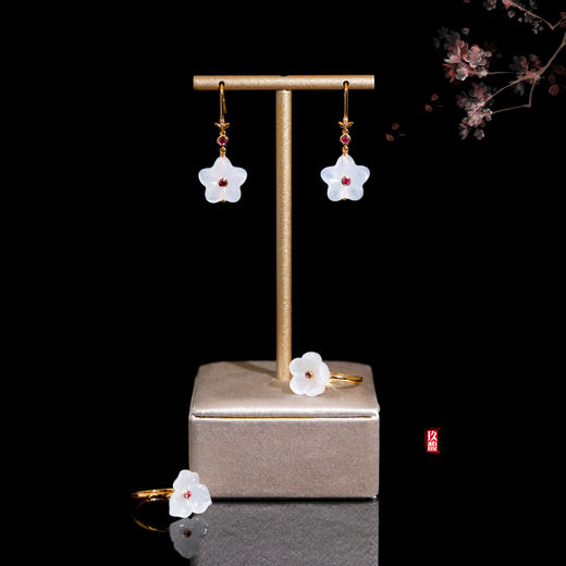 三生三世套装（戒指+耳饰，戒指二选一） 商品图0